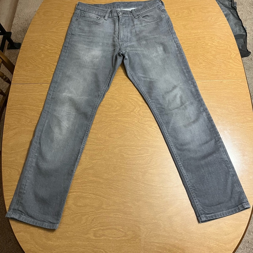 Levi's Men's 541 Athletic Taper Gray Jeans